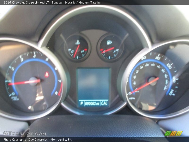 Tungsten Metallic / Medium Titanium 2016 Chevrolet Cruze Limited LT