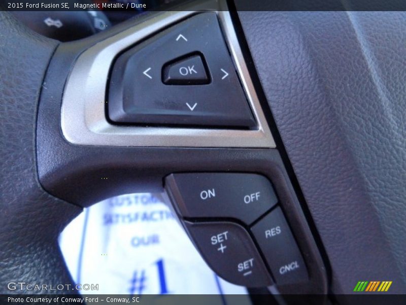 Magnetic Metallic / Dune 2015 Ford Fusion SE