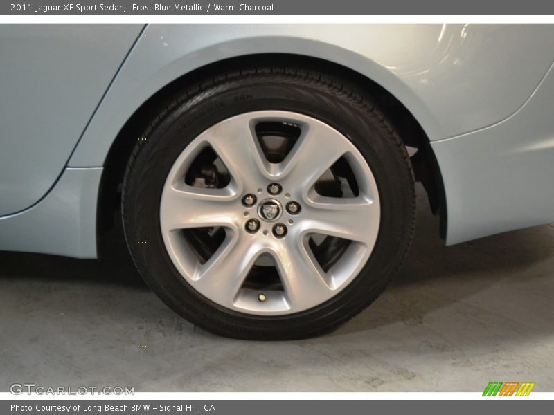 Frost Blue Metallic / Warm Charcoal 2011 Jaguar XF Sport Sedan