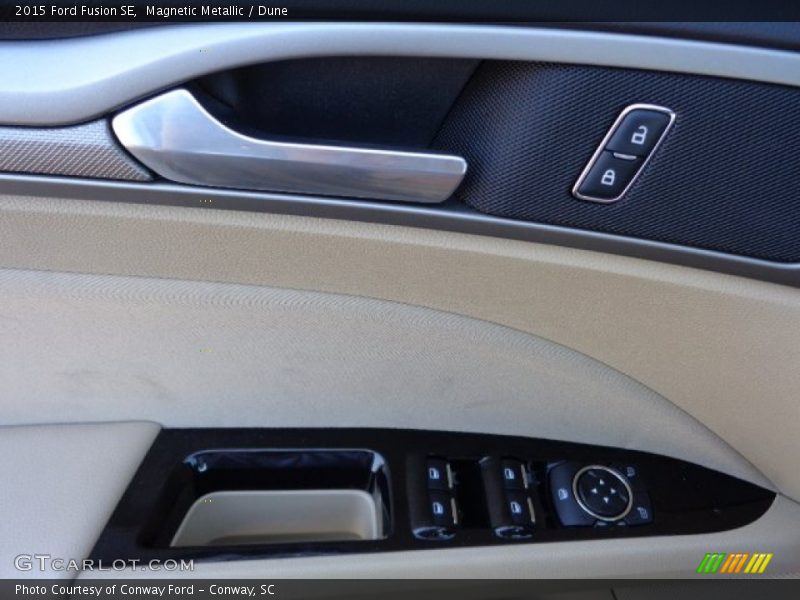Magnetic Metallic / Dune 2015 Ford Fusion SE