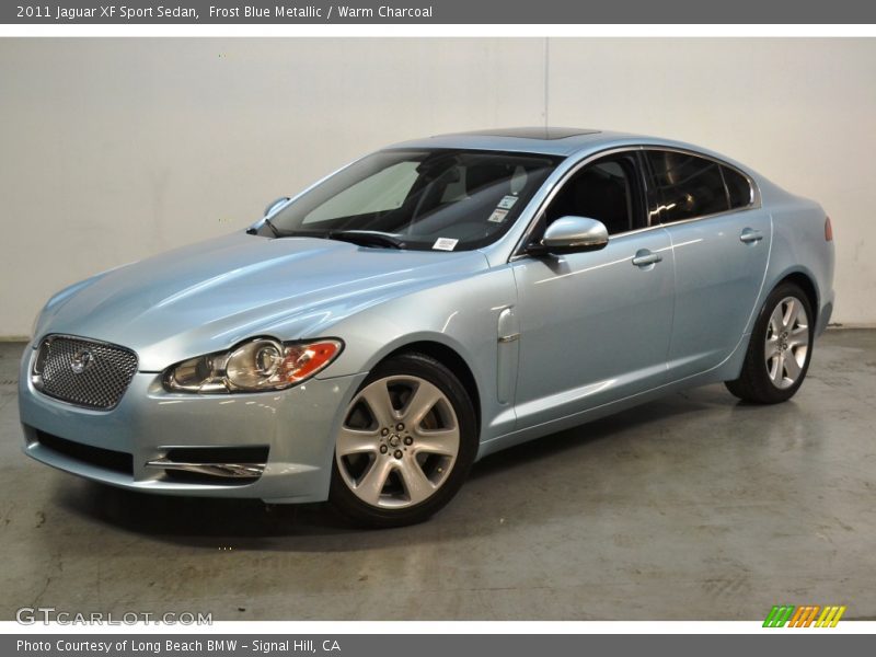 Frost Blue Metallic / Warm Charcoal 2011 Jaguar XF Sport Sedan
