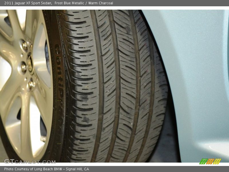 Frost Blue Metallic / Warm Charcoal 2011 Jaguar XF Sport Sedan