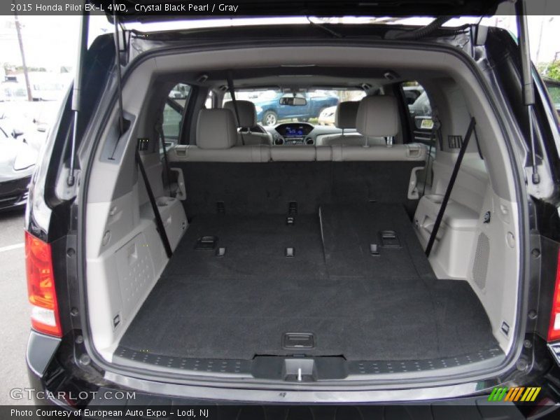 Crystal Black Pearl / Gray 2015 Honda Pilot EX-L 4WD