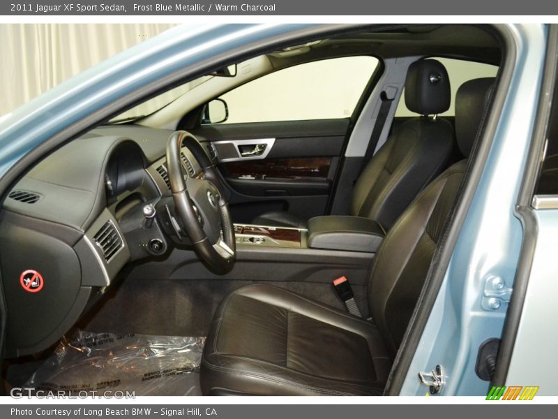Frost Blue Metallic / Warm Charcoal 2011 Jaguar XF Sport Sedan