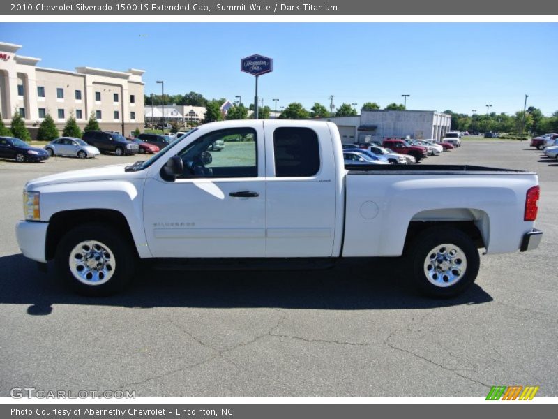 Summit White / Dark Titanium 2010 Chevrolet Silverado 1500 LS Extended Cab