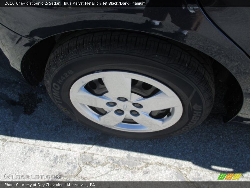 Blue Velvet Metallic / Jet Black/Dark Titanium 2016 Chevrolet Sonic LS Sedan