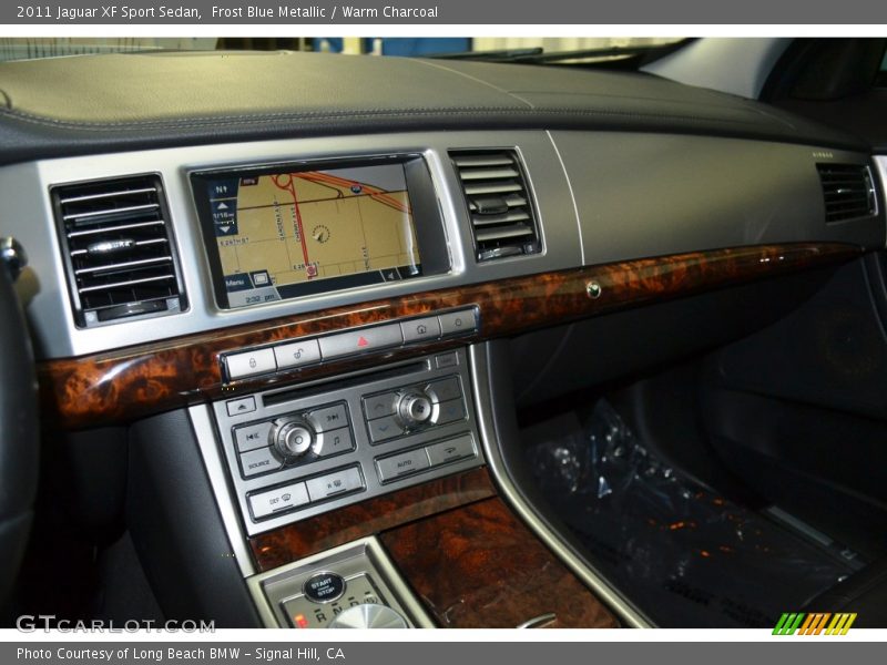 Frost Blue Metallic / Warm Charcoal 2011 Jaguar XF Sport Sedan