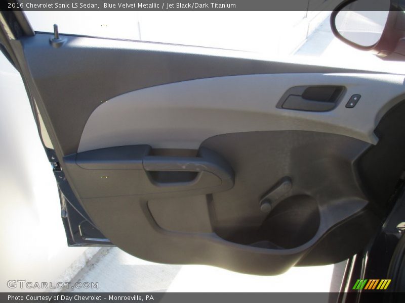 Blue Velvet Metallic / Jet Black/Dark Titanium 2016 Chevrolet Sonic LS Sedan