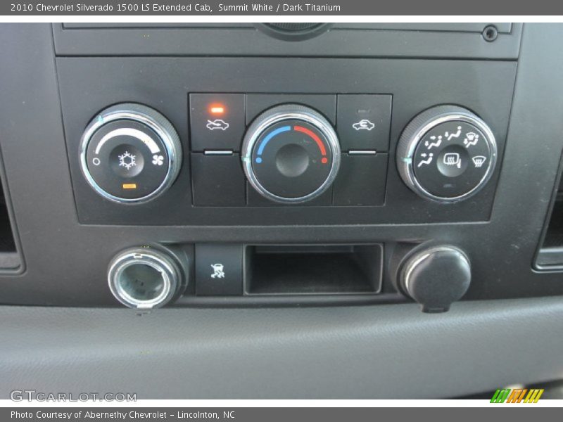Summit White / Dark Titanium 2010 Chevrolet Silverado 1500 LS Extended Cab