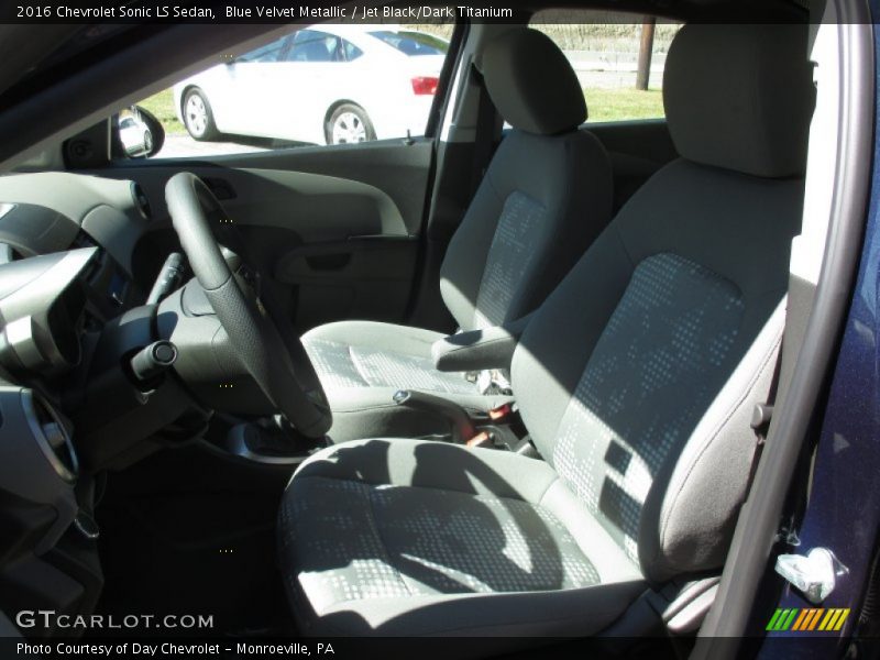 Blue Velvet Metallic / Jet Black/Dark Titanium 2016 Chevrolet Sonic LS Sedan