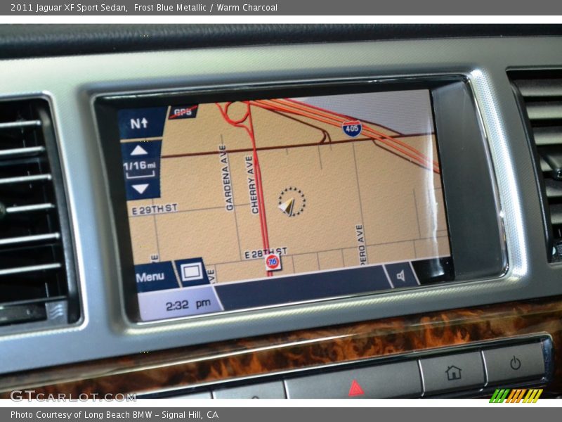 Frost Blue Metallic / Warm Charcoal 2011 Jaguar XF Sport Sedan