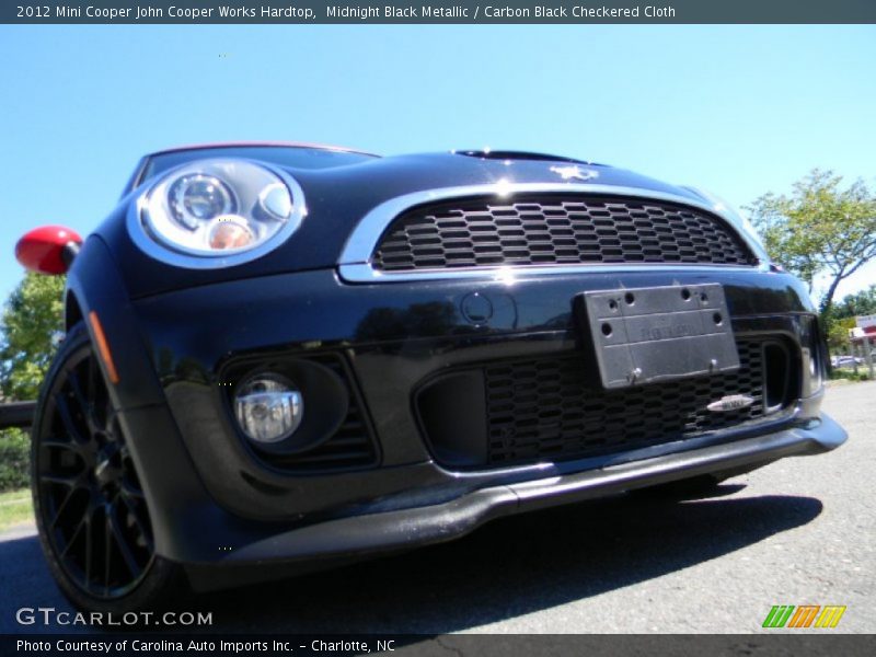 Midnight Black Metallic / Carbon Black Checkered Cloth 2012 Mini Cooper John Cooper Works Hardtop