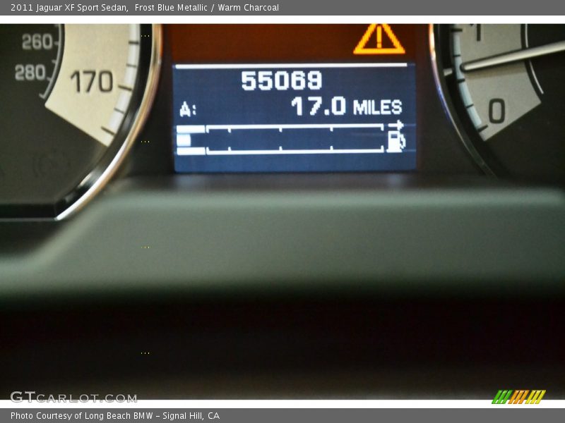 Frost Blue Metallic / Warm Charcoal 2011 Jaguar XF Sport Sedan
