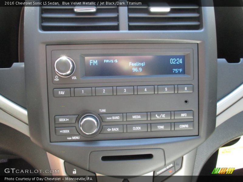 Controls of 2016 Sonic LS Sedan