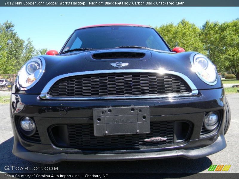 Midnight Black Metallic / Carbon Black Checkered Cloth 2012 Mini Cooper John Cooper Works Hardtop