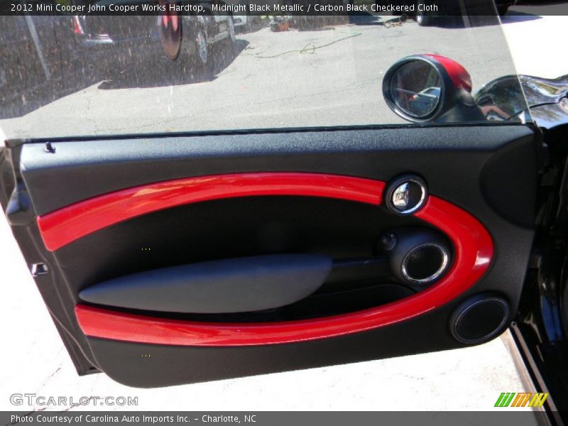 Midnight Black Metallic / Carbon Black Checkered Cloth 2012 Mini Cooper John Cooper Works Hardtop