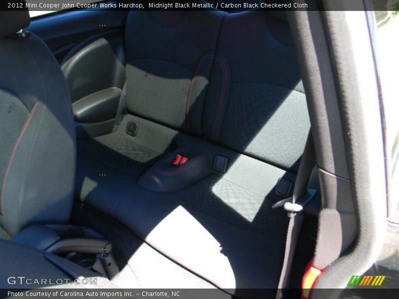 Midnight Black Metallic / Carbon Black Checkered Cloth 2012 Mini Cooper John Cooper Works Hardtop