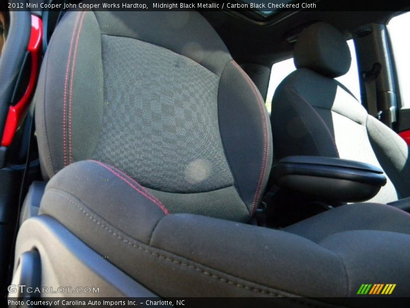 Midnight Black Metallic / Carbon Black Checkered Cloth 2012 Mini Cooper John Cooper Works Hardtop