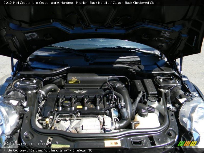 Midnight Black Metallic / Carbon Black Checkered Cloth 2012 Mini Cooper John Cooper Works Hardtop