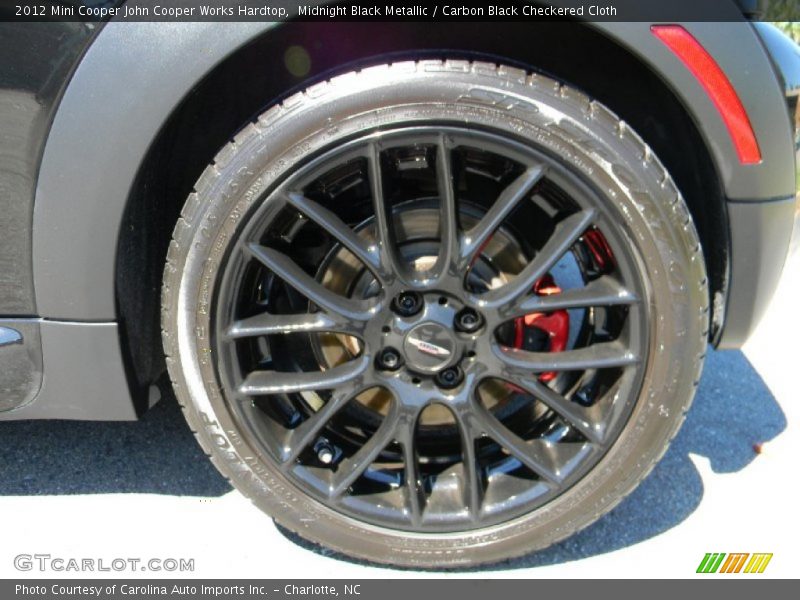 Midnight Black Metallic / Carbon Black Checkered Cloth 2012 Mini Cooper John Cooper Works Hardtop