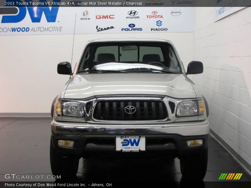 Lunar Mist Silver Metallic / Charcoal 2003 Toyota Tacoma V6 Xtracab 4x4