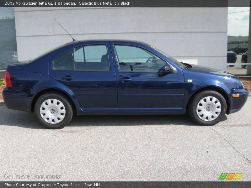Galactic Blue Metallic / Black 2003 Volkswagen Jetta GL 1.8T Sedan