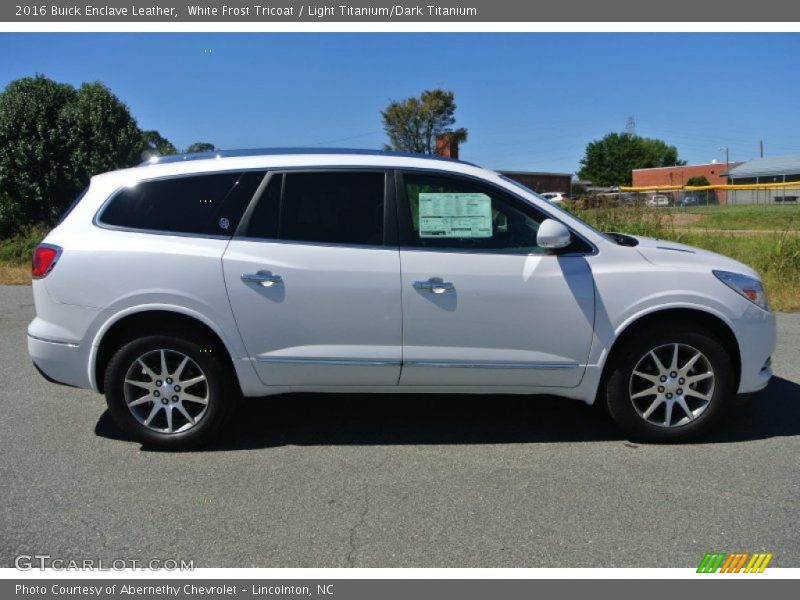  2016 Enclave Leather White Frost Tricoat