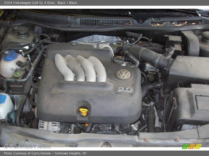 Black / Black 2004 Volkswagen Golf GL 4 Door