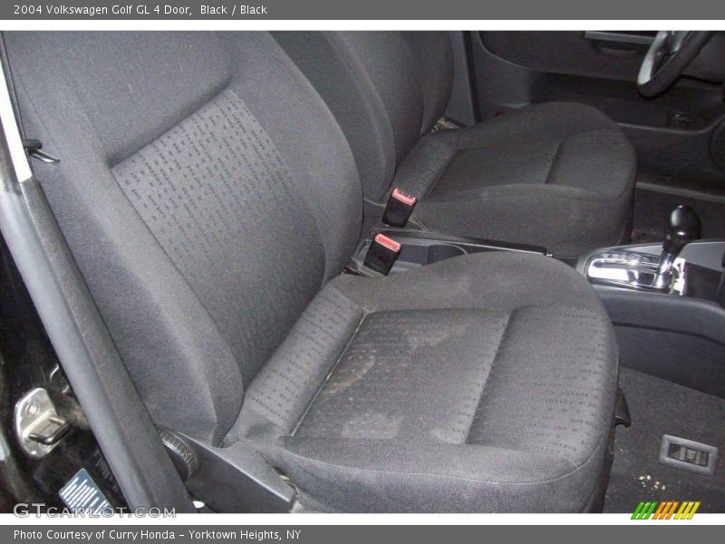Black / Black 2004 Volkswagen Golf GL 4 Door