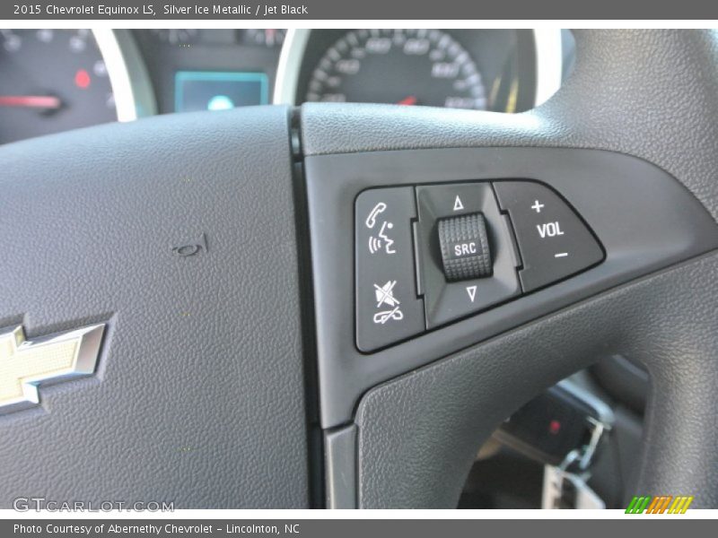 Silver Ice Metallic / Jet Black 2015 Chevrolet Equinox LS