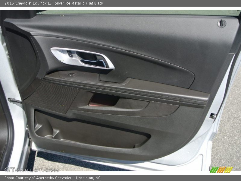 Silver Ice Metallic / Jet Black 2015 Chevrolet Equinox LS