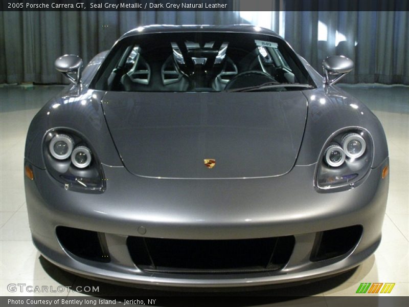 2005 Porsche Carrera GT, Seal Grey Metallic / Dark Gray, Front - 2005 Porsche Carrera GT 