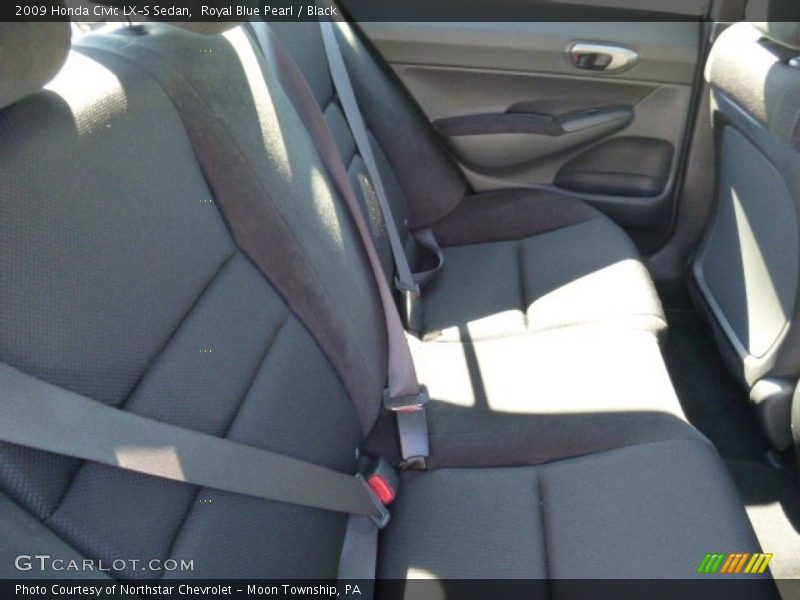 Royal Blue Pearl / Black 2009 Honda Civic LX-S Sedan