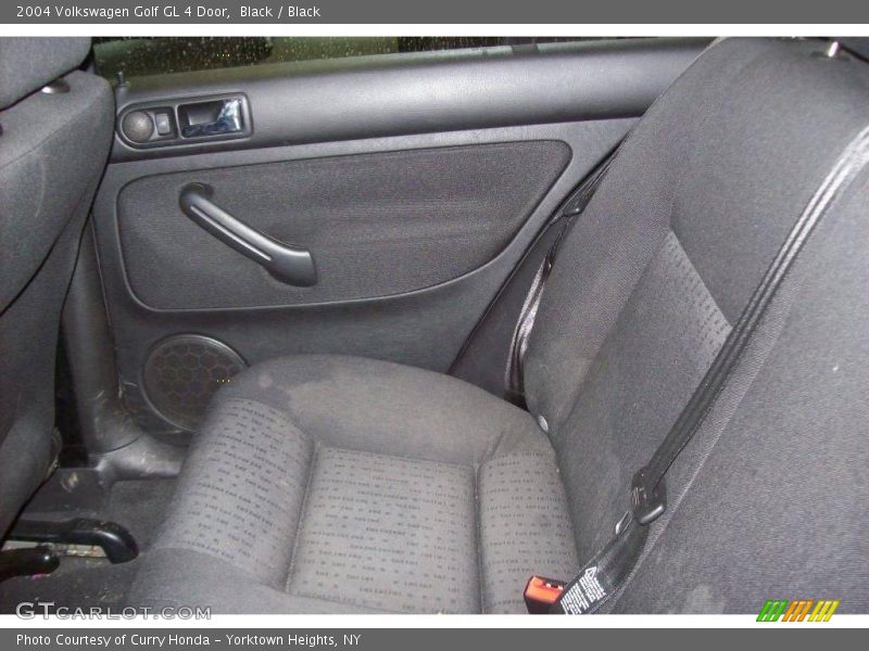 Black / Black 2004 Volkswagen Golf GL 4 Door