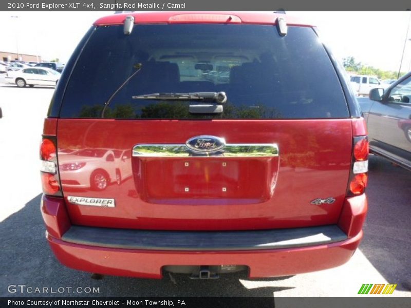 Sangria Red Metallic / Camel 2010 Ford Explorer XLT 4x4