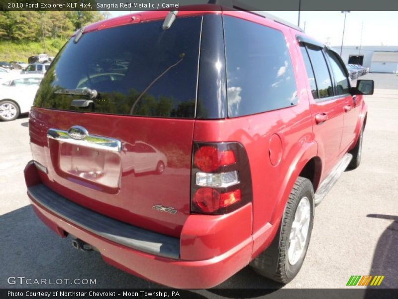 Sangria Red Metallic / Camel 2010 Ford Explorer XLT 4x4