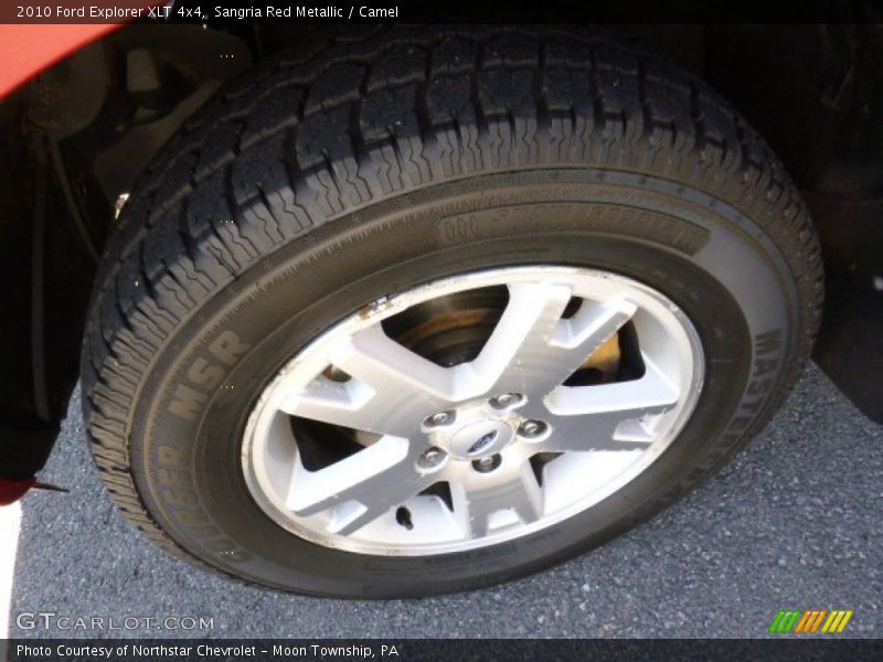 Sangria Red Metallic / Camel 2010 Ford Explorer XLT 4x4