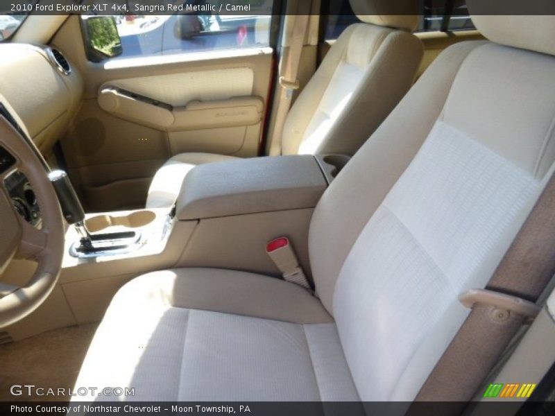 Sangria Red Metallic / Camel 2010 Ford Explorer XLT 4x4