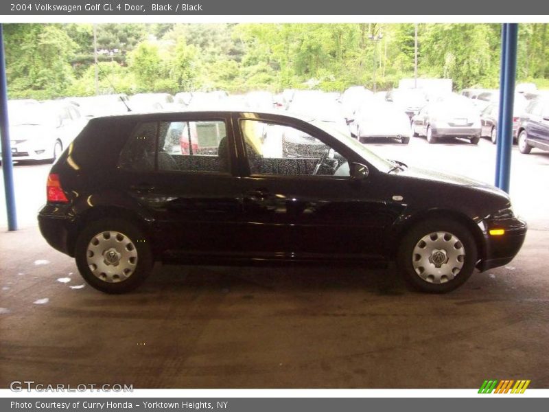 Black / Black 2004 Volkswagen Golf GL 4 Door