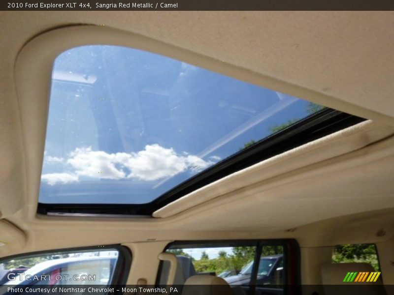 Sangria Red Metallic / Camel 2010 Ford Explorer XLT 4x4