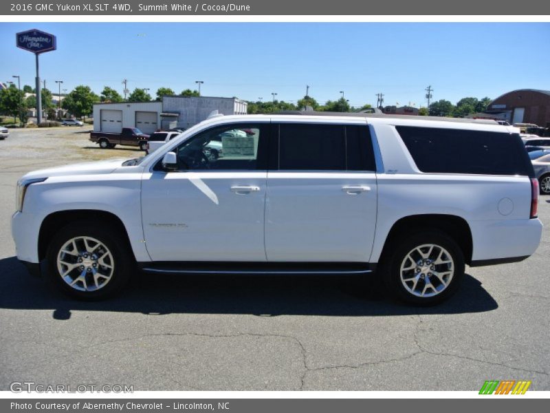Summit White / Cocoa/Dune 2016 GMC Yukon XL SLT 4WD