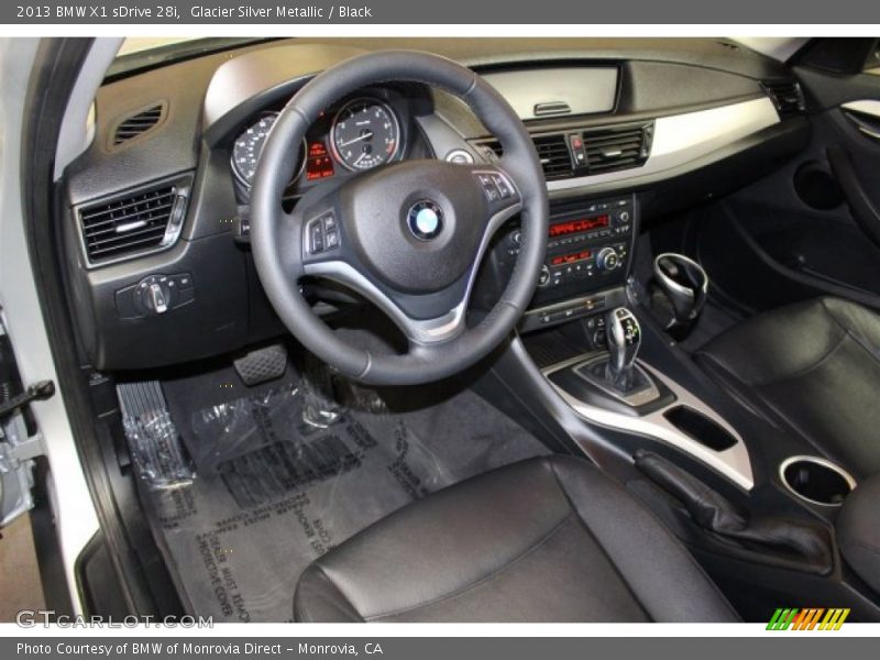 Glacier Silver Metallic / Black 2013 BMW X1 sDrive 28i