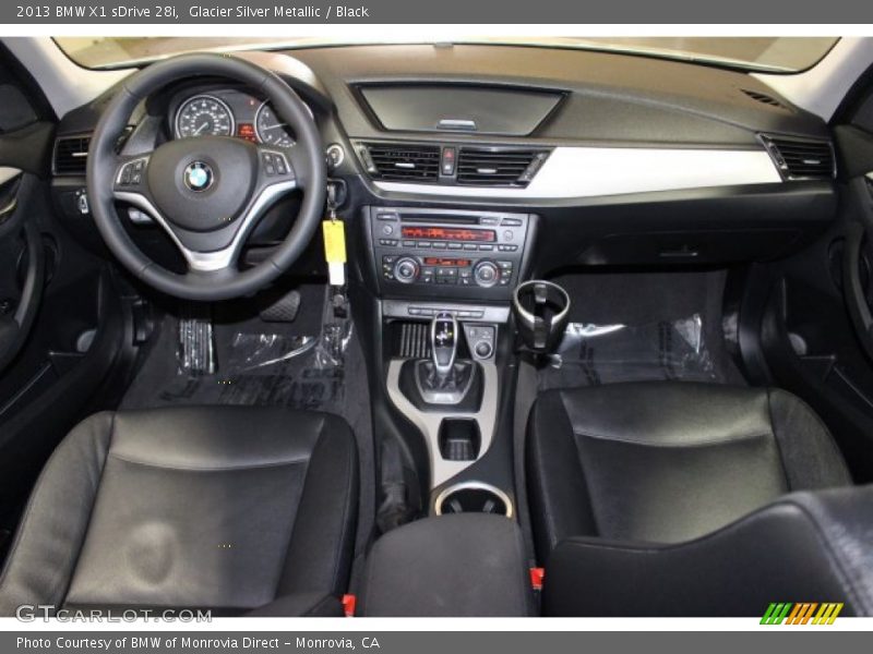 Glacier Silver Metallic / Black 2013 BMW X1 sDrive 28i