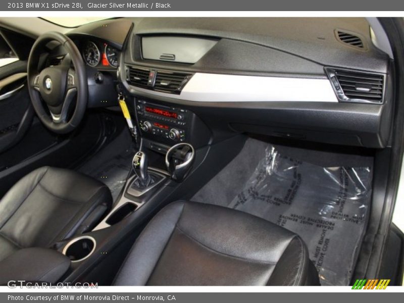 Glacier Silver Metallic / Black 2013 BMW X1 sDrive 28i