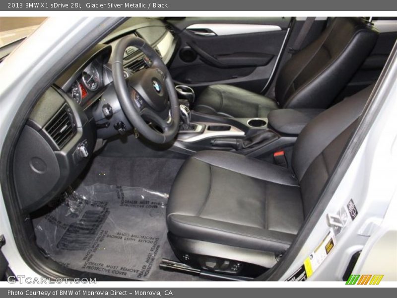 Glacier Silver Metallic / Black 2013 BMW X1 sDrive 28i