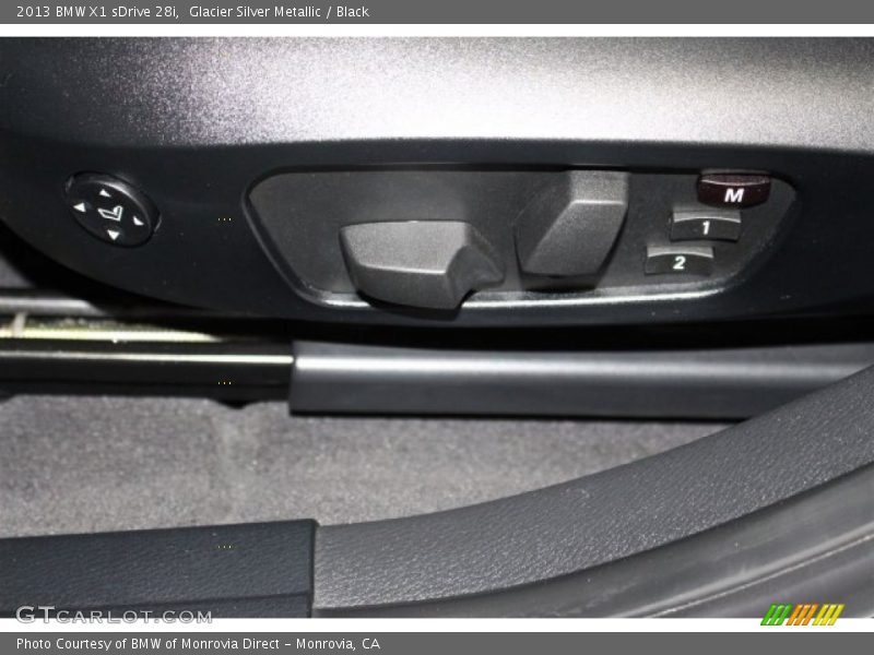Glacier Silver Metallic / Black 2013 BMW X1 sDrive 28i