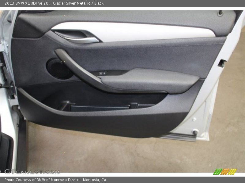 Glacier Silver Metallic / Black 2013 BMW X1 sDrive 28i