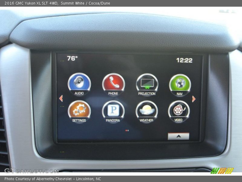 Controls of 2016 Yukon XL SLT 4WD