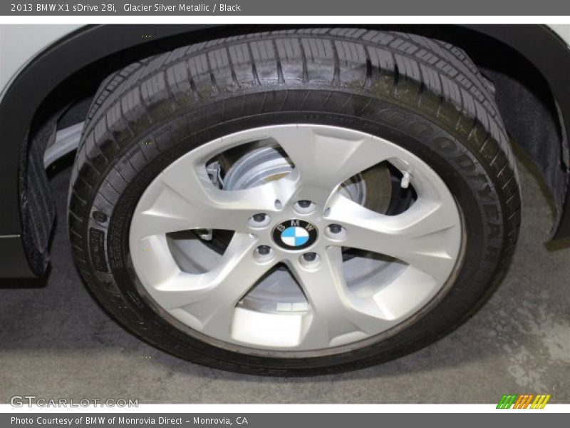 Glacier Silver Metallic / Black 2013 BMW X1 sDrive 28i