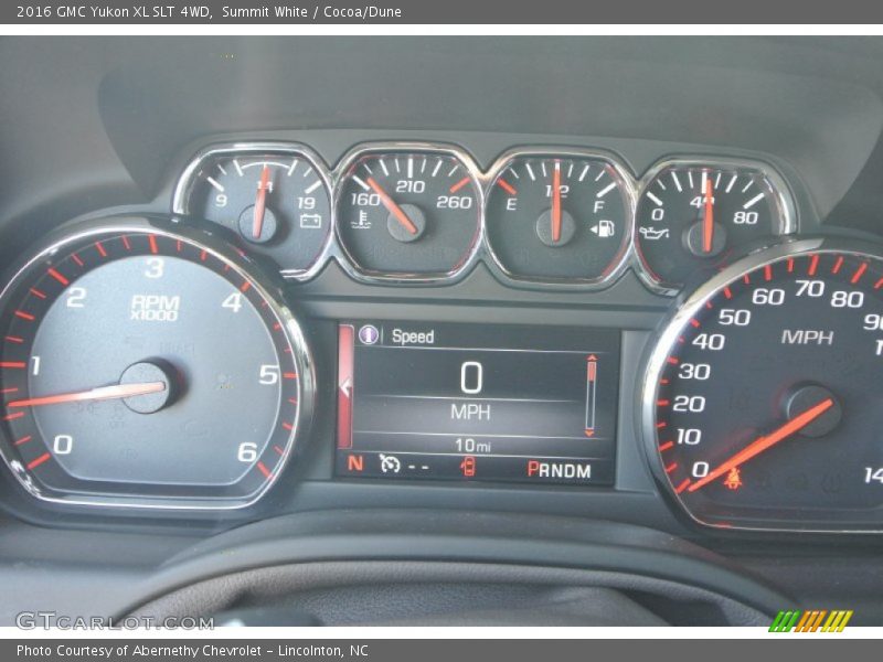  2016 Yukon XL SLT 4WD XL SLT 4WD Gauges